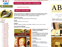 Tablet Screenshot of amsterdambookauctions.com